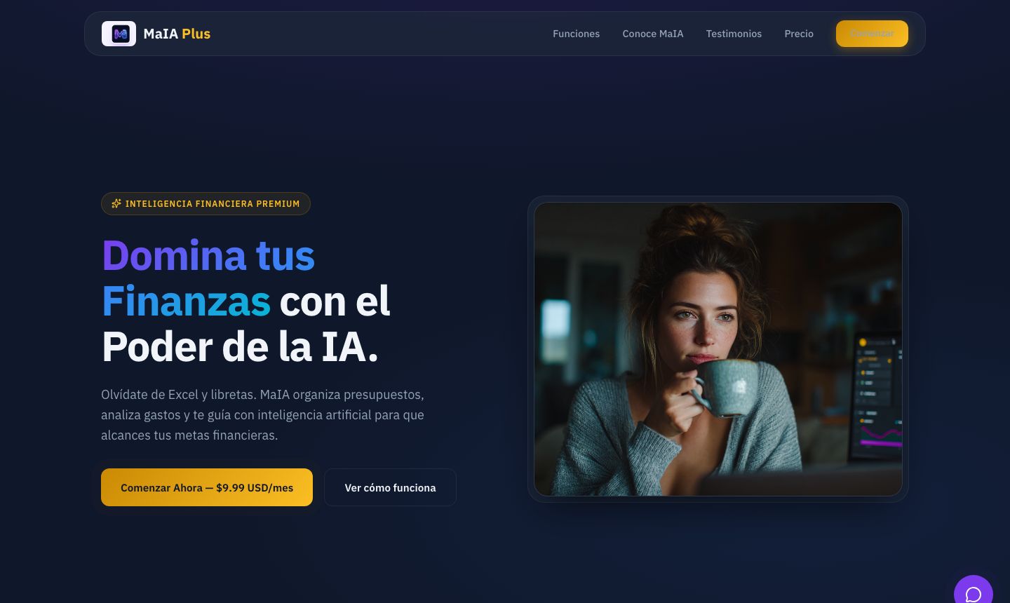 Sitio web de MaIA-Fin