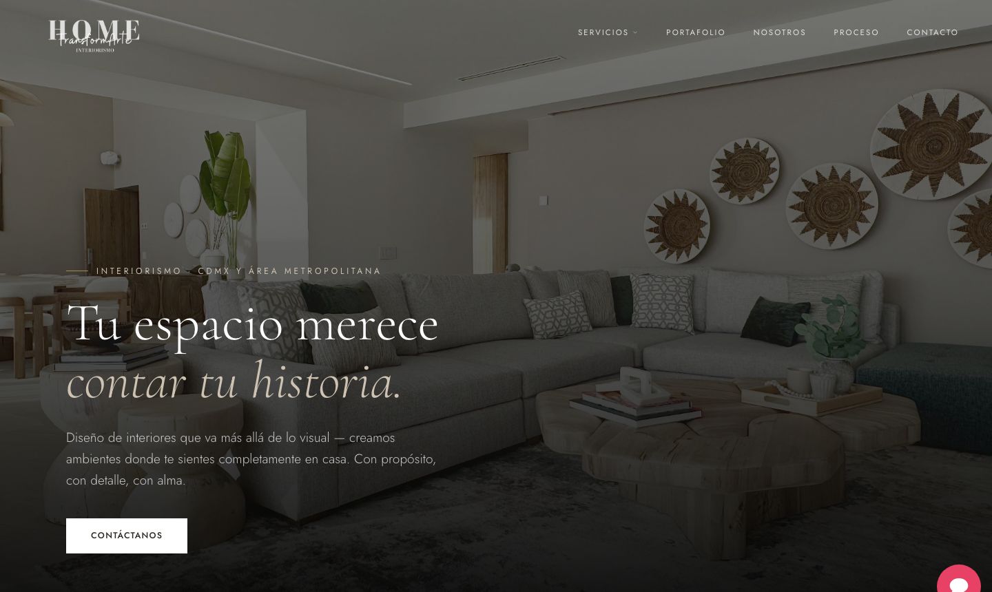 Sitio web de TransformArte Home